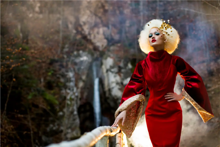 Look 02 from the Geisha collection by Etnik Shala