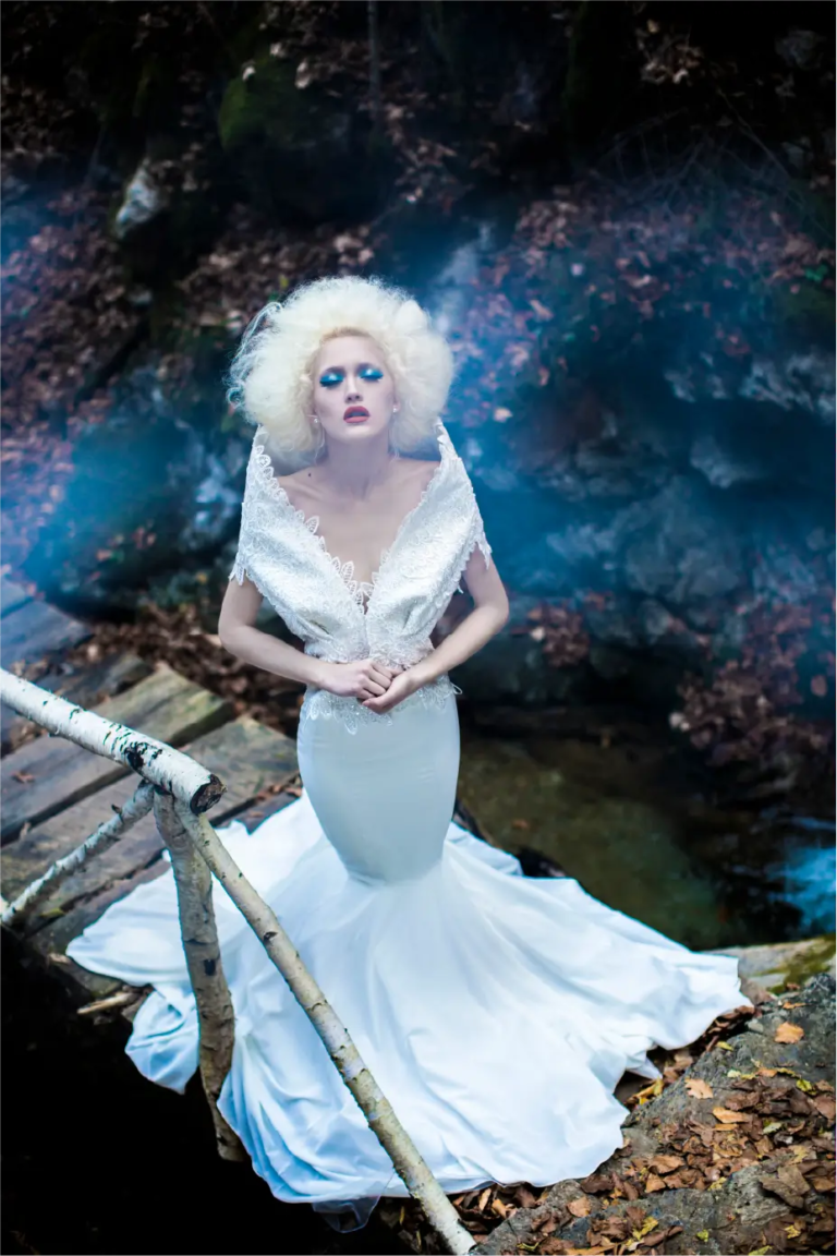 Look 07 from the Geisha collection by Etnik Shala