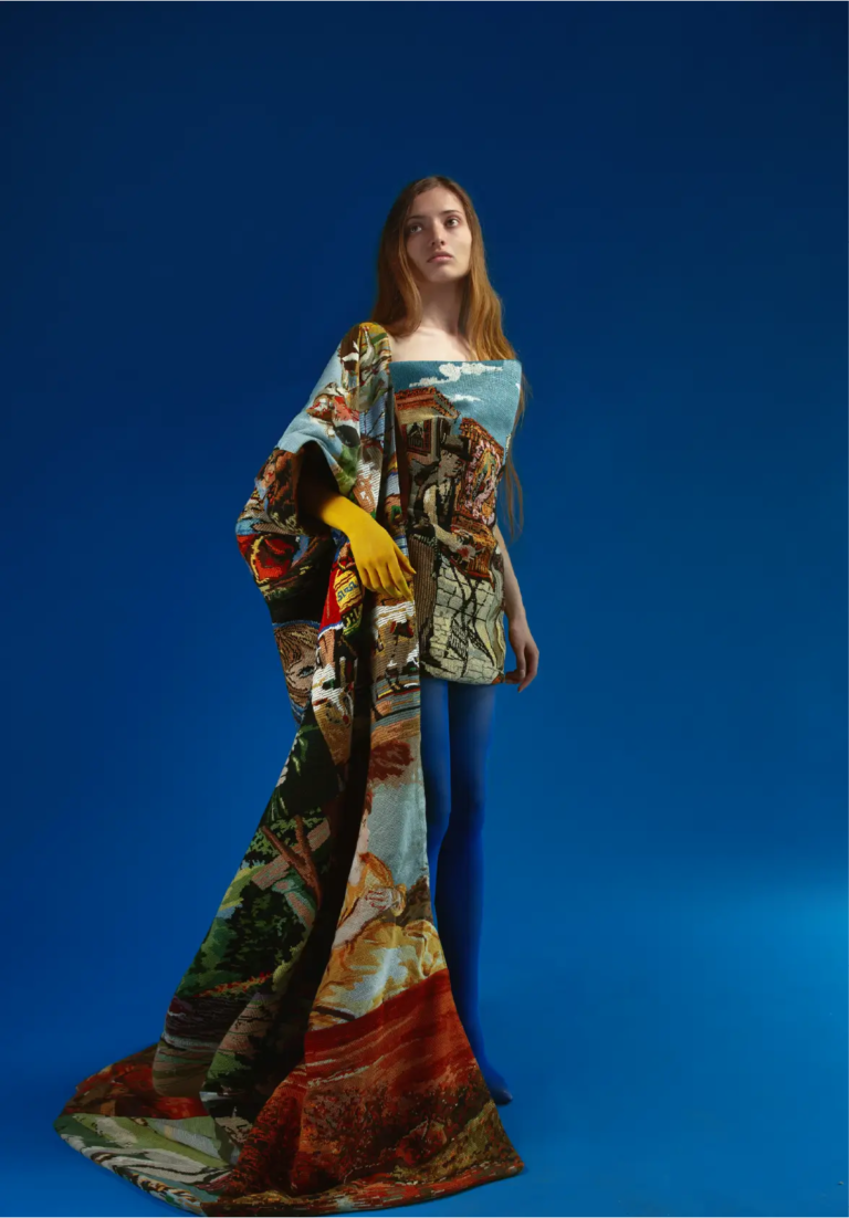 Look 05 from the Goblen collection by Etnik Shala