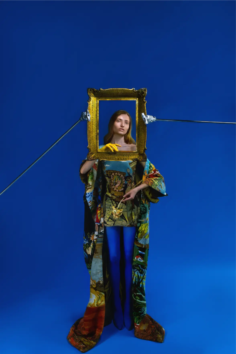 Look 06 from the Goblen collection by Etnik Shala
