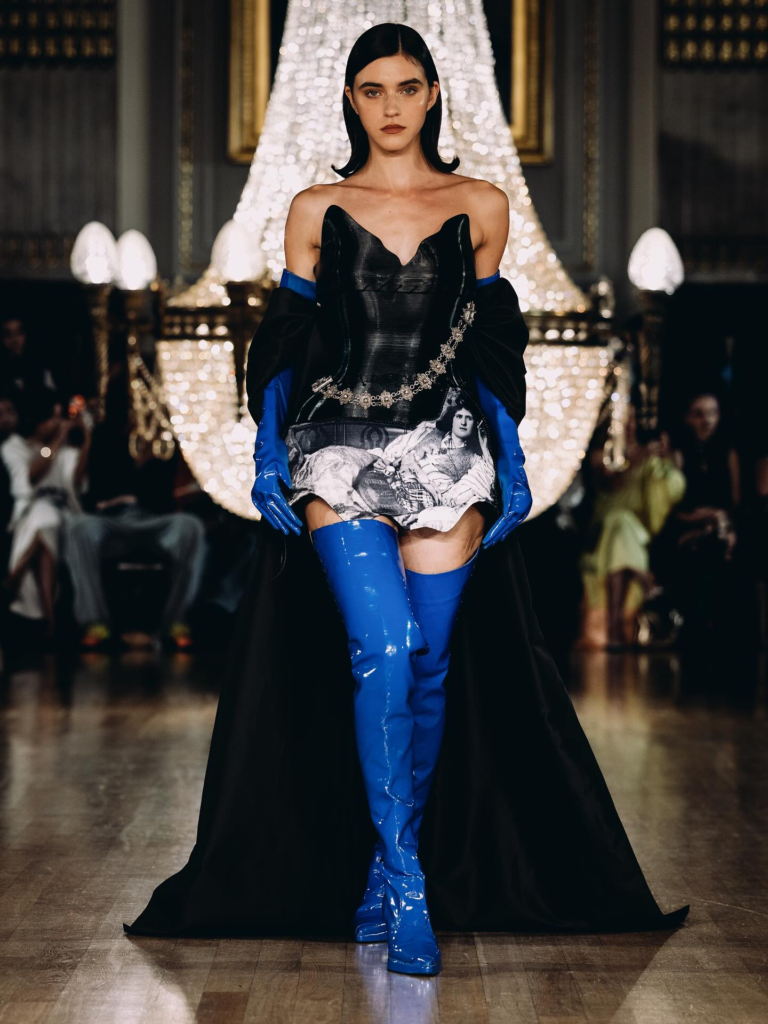 Look 01 from the Myth collection by Etnik Shala
