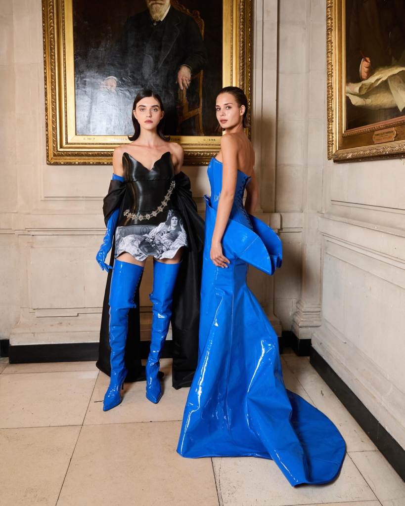 Look 12 from the Myth collection by Etnik Shala
