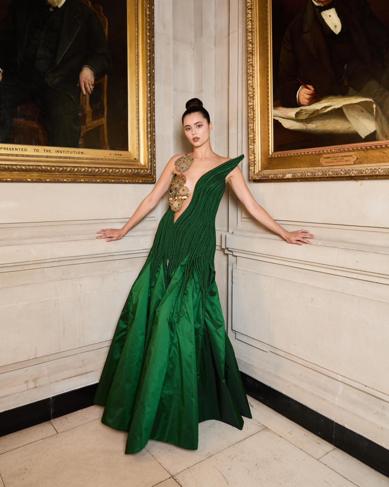 Look 14 from the Myth collection by Etnik Shala