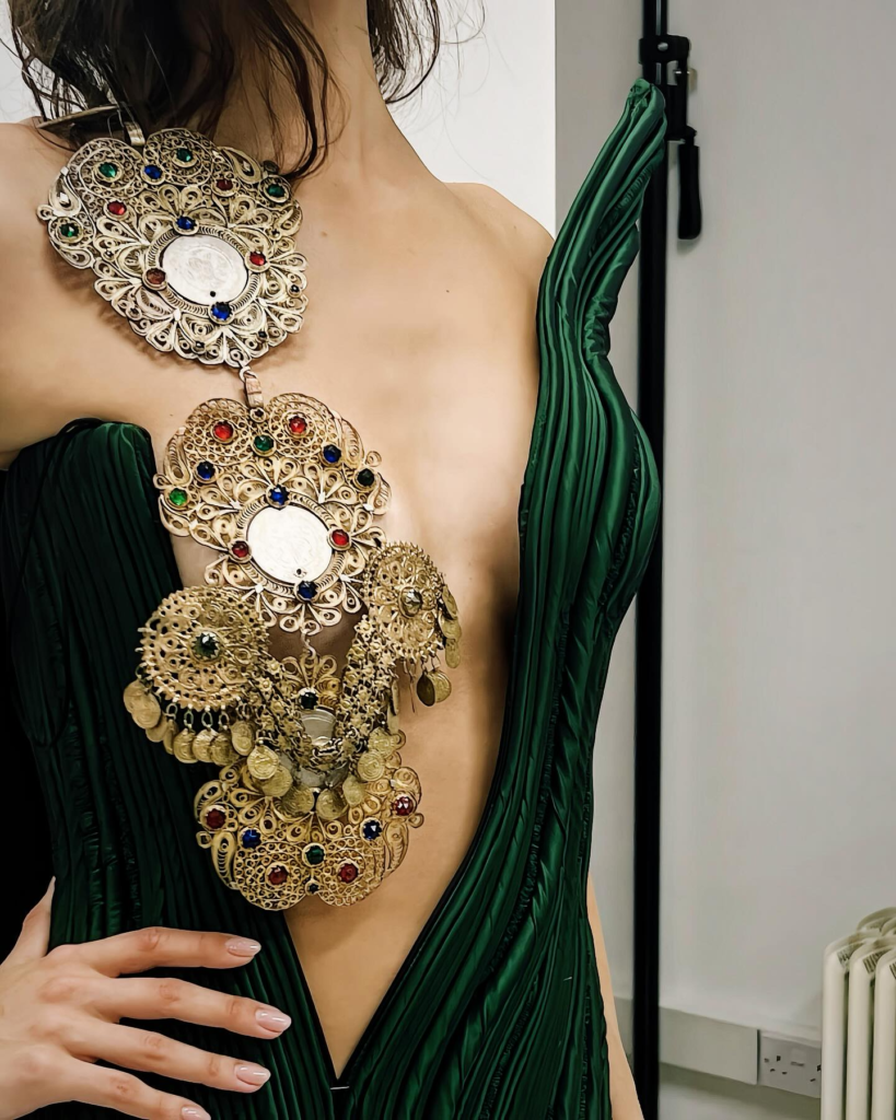 Look 16 from the Myth collection by Etnik Shala