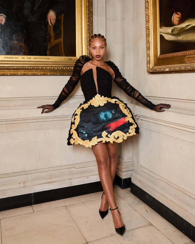 Look 17 from the Myth collection by Etnik Shala