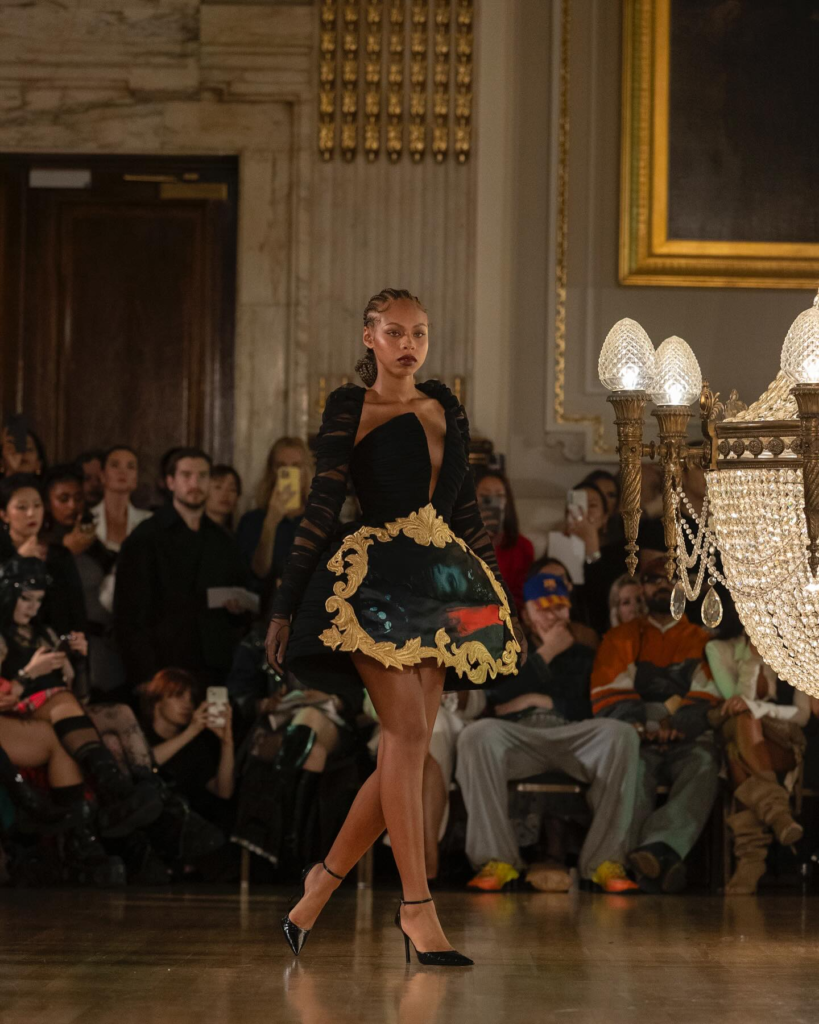 Look 19 from the Myth collection by Etnik Shala