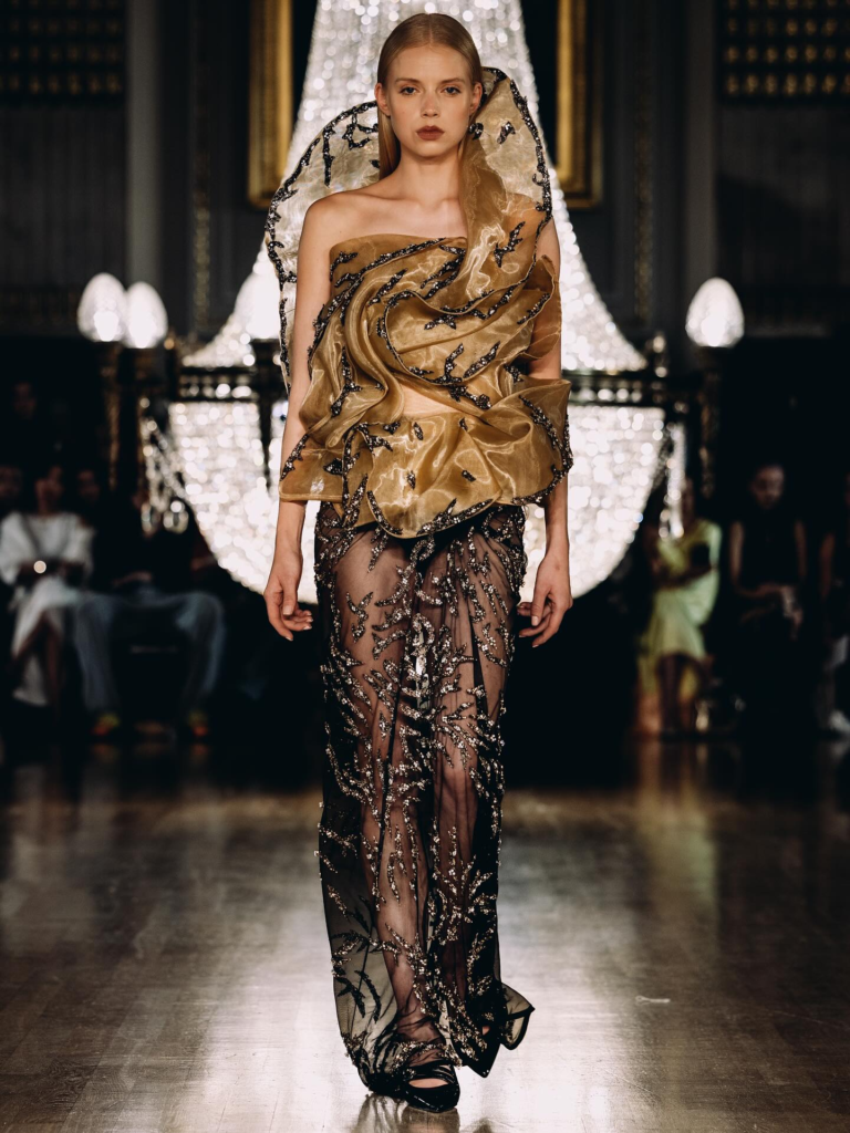 Look 02 from the Myth collection by Etnik Shala