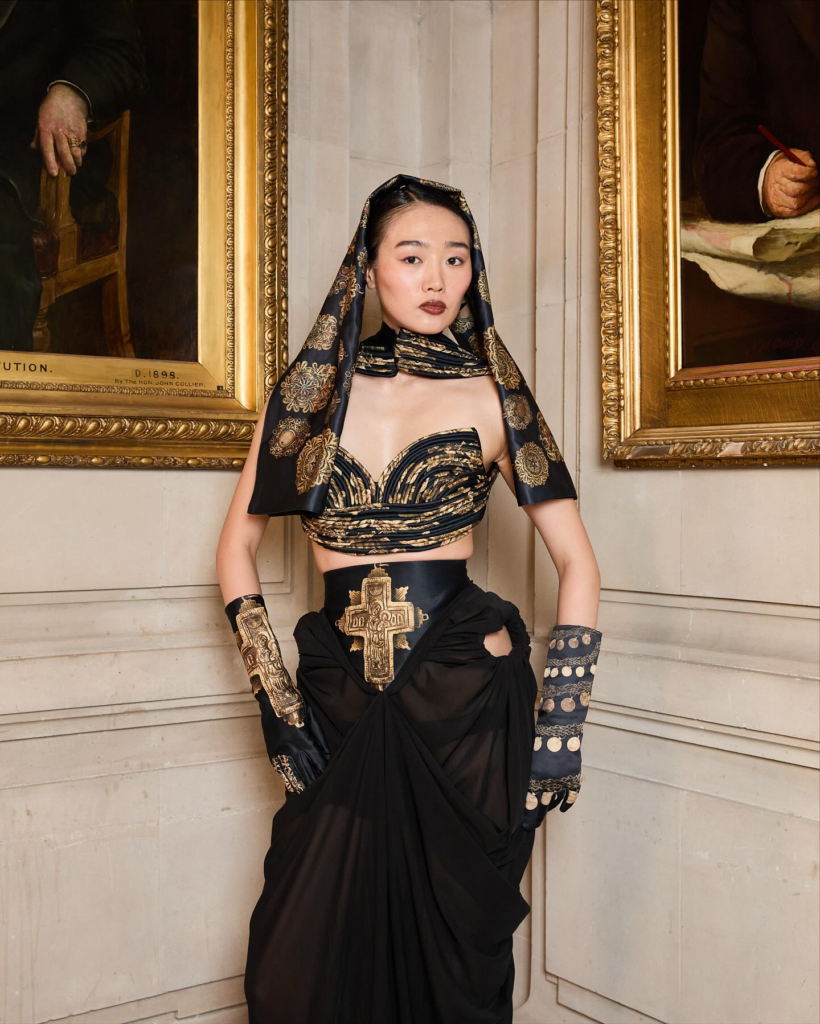 Look 23 from the Myth collection by Etnik Shala