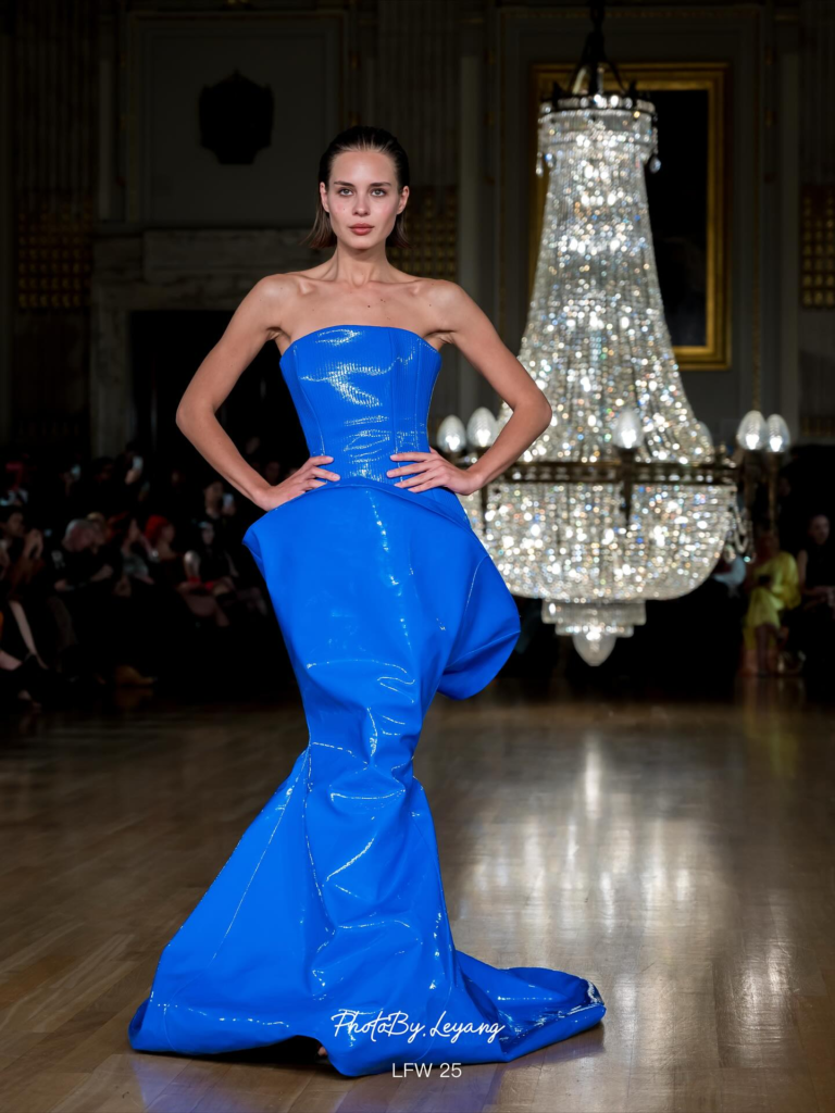 Look 24 from the Myth collection by Etnik Shala