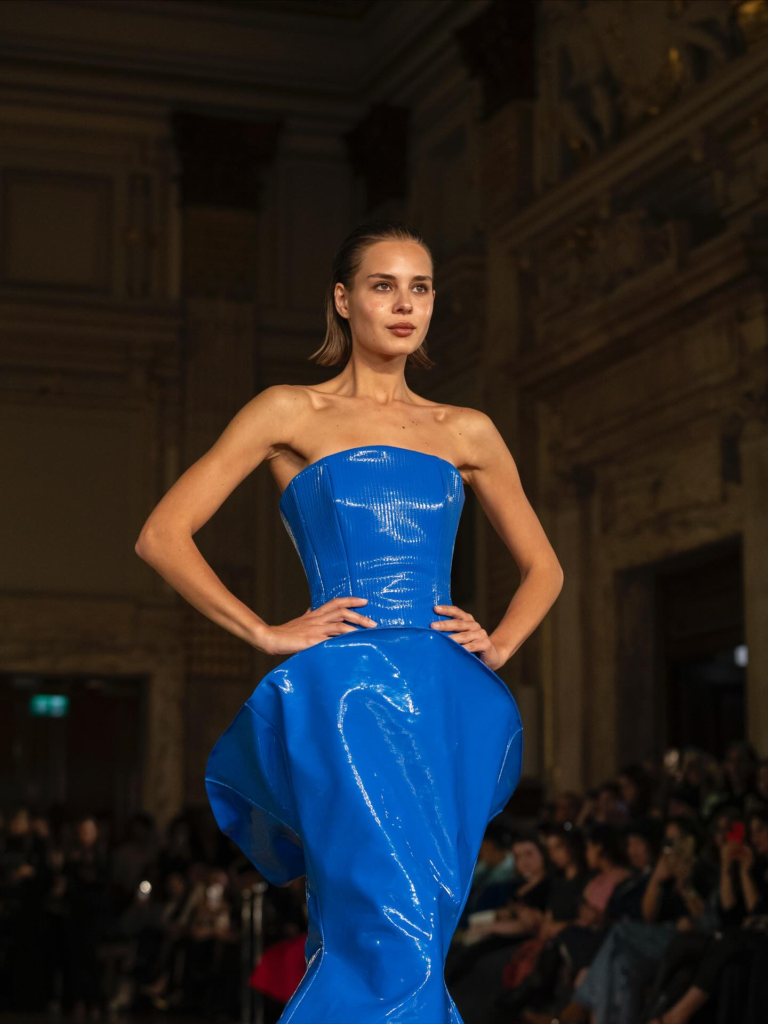 Look 26 from the Myth collection by Etnik Shala