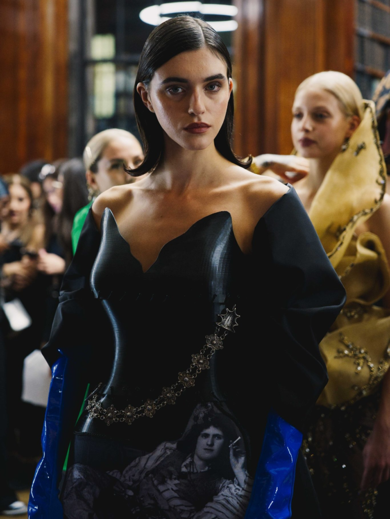 Look 05 from the Myth collection by Etnik Shala